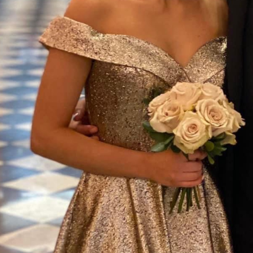 Cinderella Divine Sparkle champagne gown NWT - Picture 2 of 3